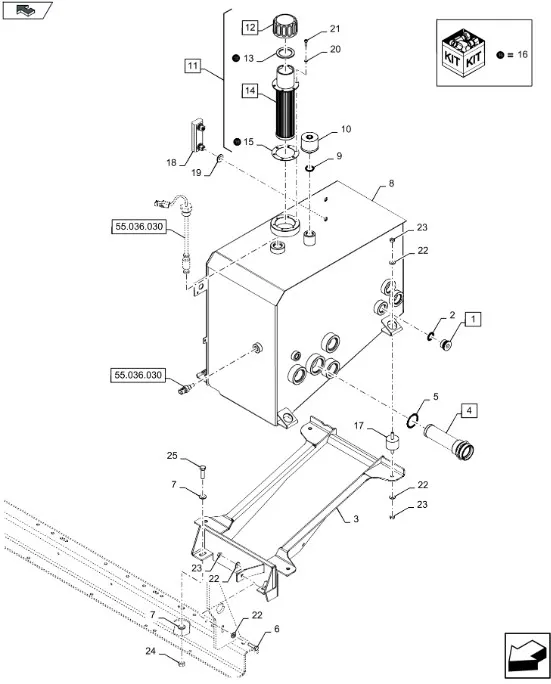 87394395 - Фильтр для гидравлич