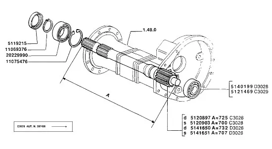 5119215 - Уплотнение вала